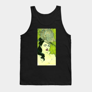 Peacock Pheasant Millinery Trimmings Tank Top